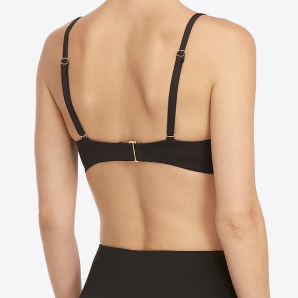 SPANX Swim Black Convertible Bra Top Women's Size 36D NWT - Picture 2 of 8